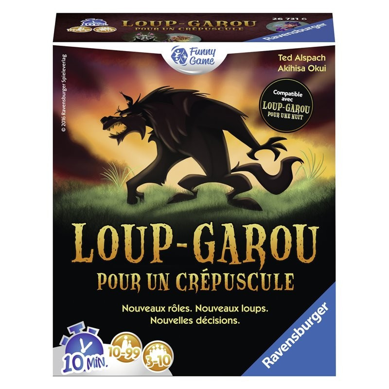 Loup Garou pour un crépuscule - Jeu de cartes - Tropfastoche.com