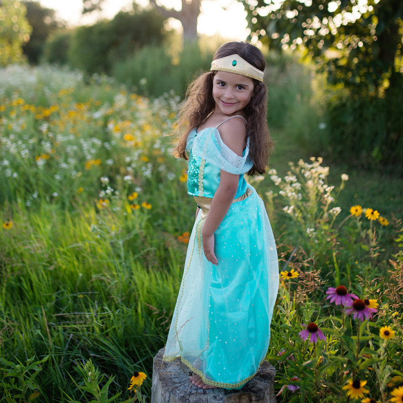 Déguisement - Princesse des milles et une nuits 5/6 ans - Jasmine - Great  Pretenders