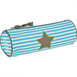 Trousse ronde starlight olive
